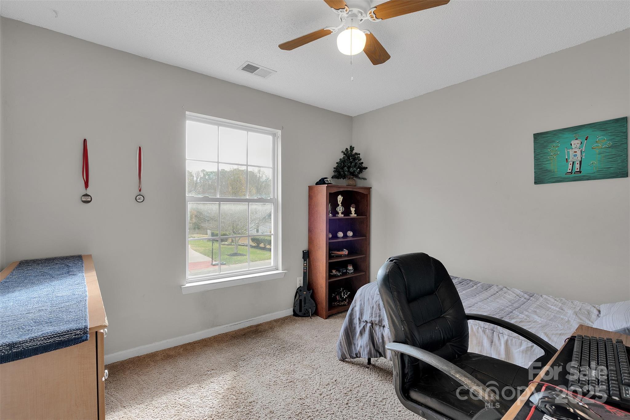 3007 Wyntree Court Matthews, NC 28104 - Photo 21 of 44 a view of a workspace with furniture and a window