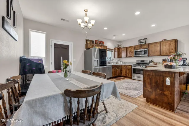 a spacious bathroom with a double vanity sink and a mirror