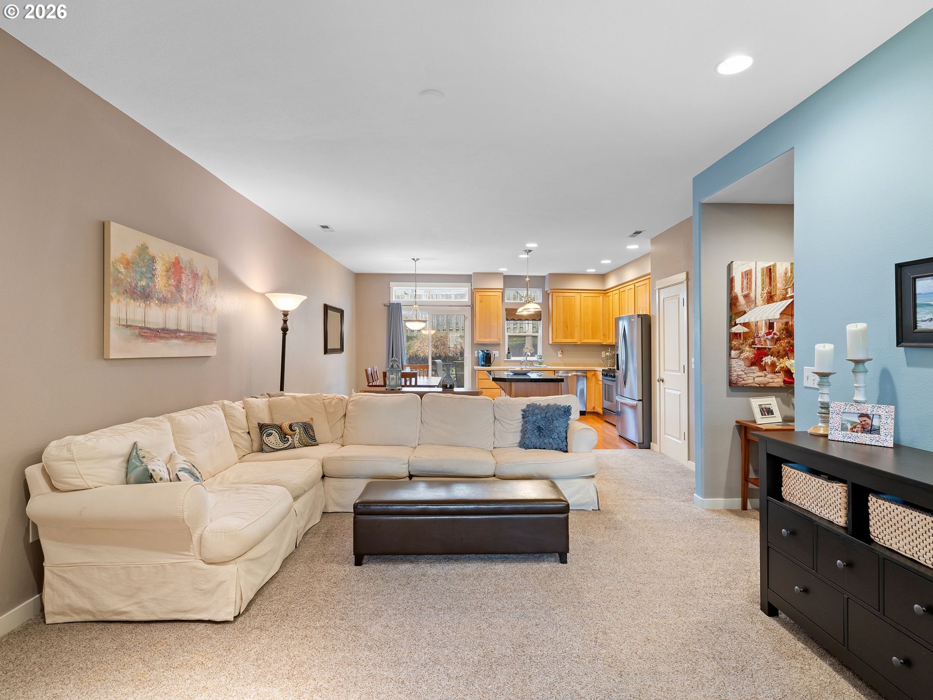 2513 Northwest 3rd Terrace Gresham, OR 97030 - Photo 15 of 38 a living room with furniture and a flat screen tv