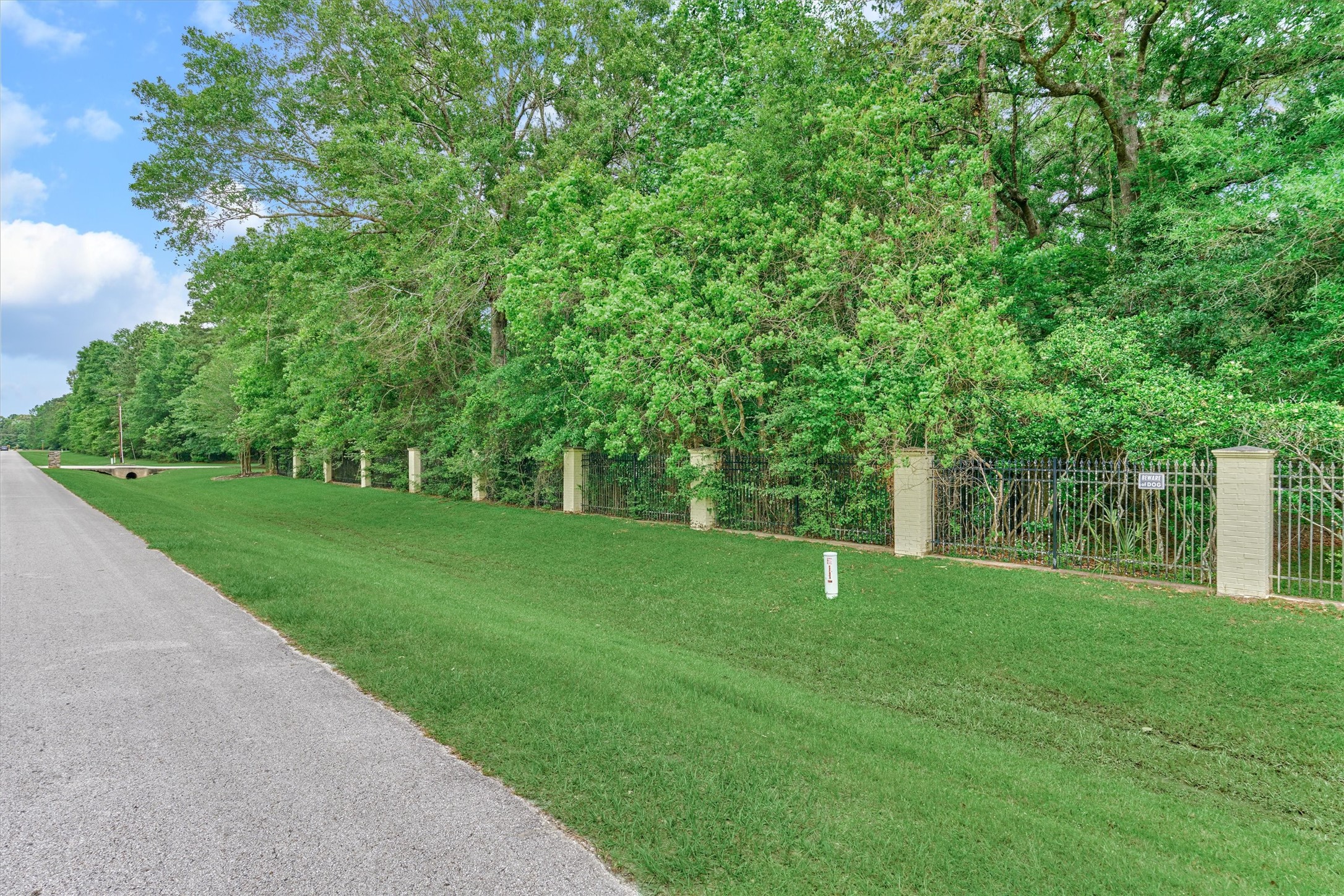 0 Lake Commons Way Huffman, TX 77336 - Photo 10 of 13 a backyard of a house with plants and large trees