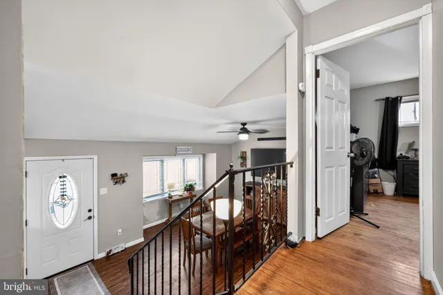 a view of a hallway with interior of the house