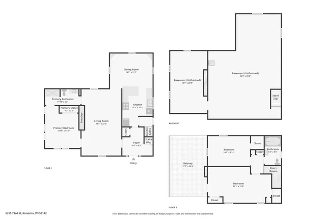 $2,900 | 5315 73rd Street, Pleasant Prairie, WI 53142