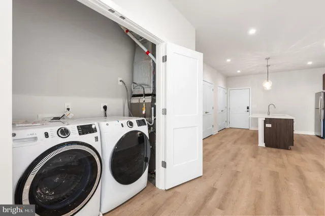 a view of a room with furniture