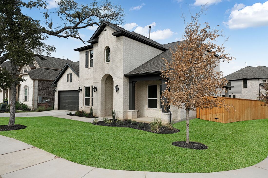 1821 Plum Tree Way Georgetown, TX 78628 - Photo 2 of 35 a front view of house with yard
