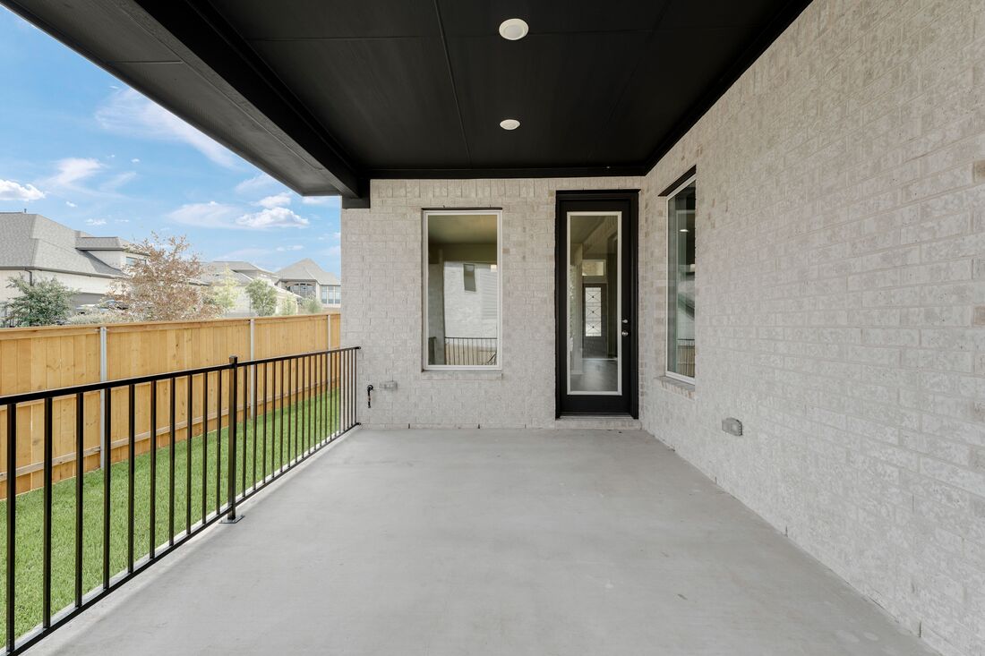 1821 Plum Tree Way Georgetown, TX 78628 - Photo 22 of 35 a view of balcony with floor to ceiling window