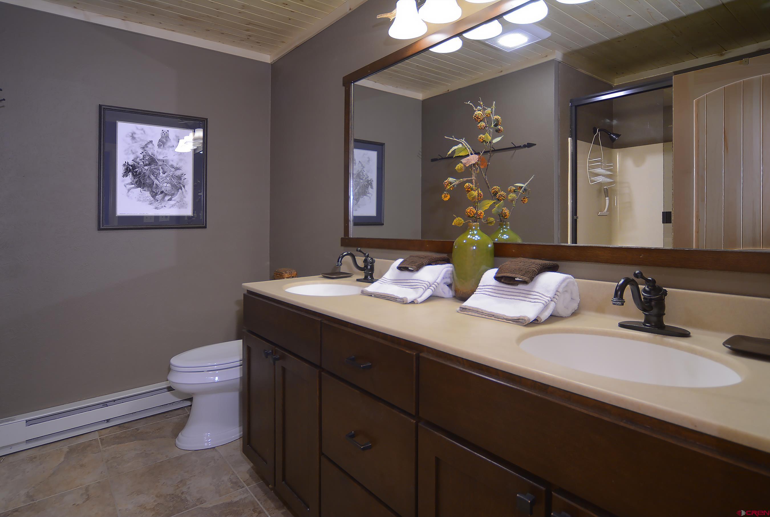 35 Emmons Road, Unit 3 Crested Butte, CO 81225 - Photo 16 of 25 a bathroom with a sink and a mirror