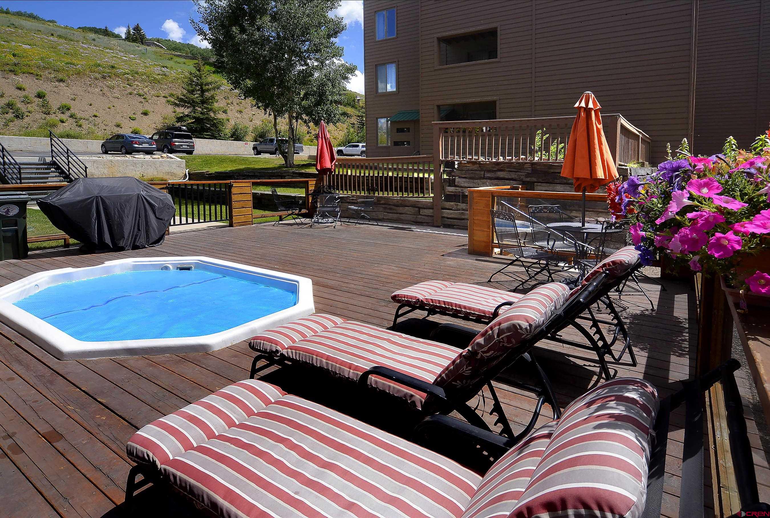 35 Emmons Road, Unit 3 Crested Butte, CO 81225 - Photo 25 of 25 a view of a backyard with sitting area