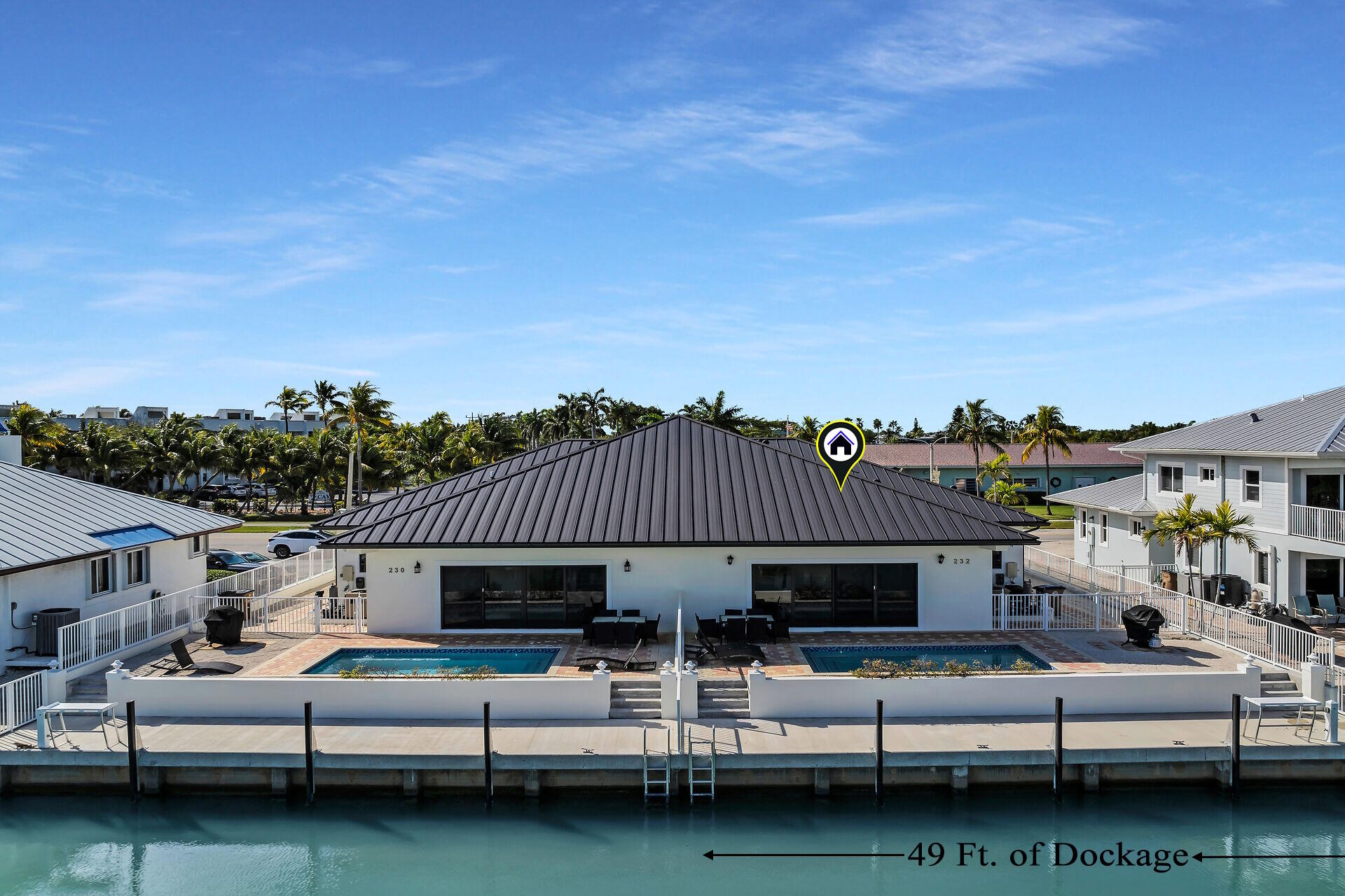 232 Sadowski Key Key Colony Beach, FL 33051 - Photo 36 of 71 49 Ft of Dockage