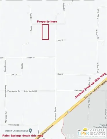 $40,000 | 0 Cedar Drive, Morongo Valley, CA 92256