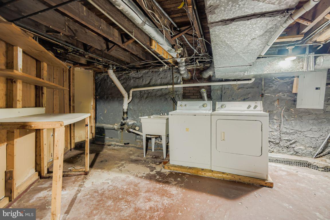 5710 Highgate Drive Baltimore, MD 21215 - Photo 24 of 28 a utility room with dryer and washer