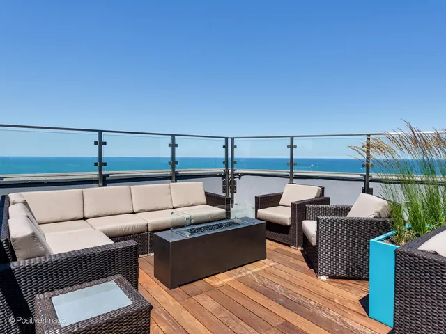 a view of outdoor space with seating