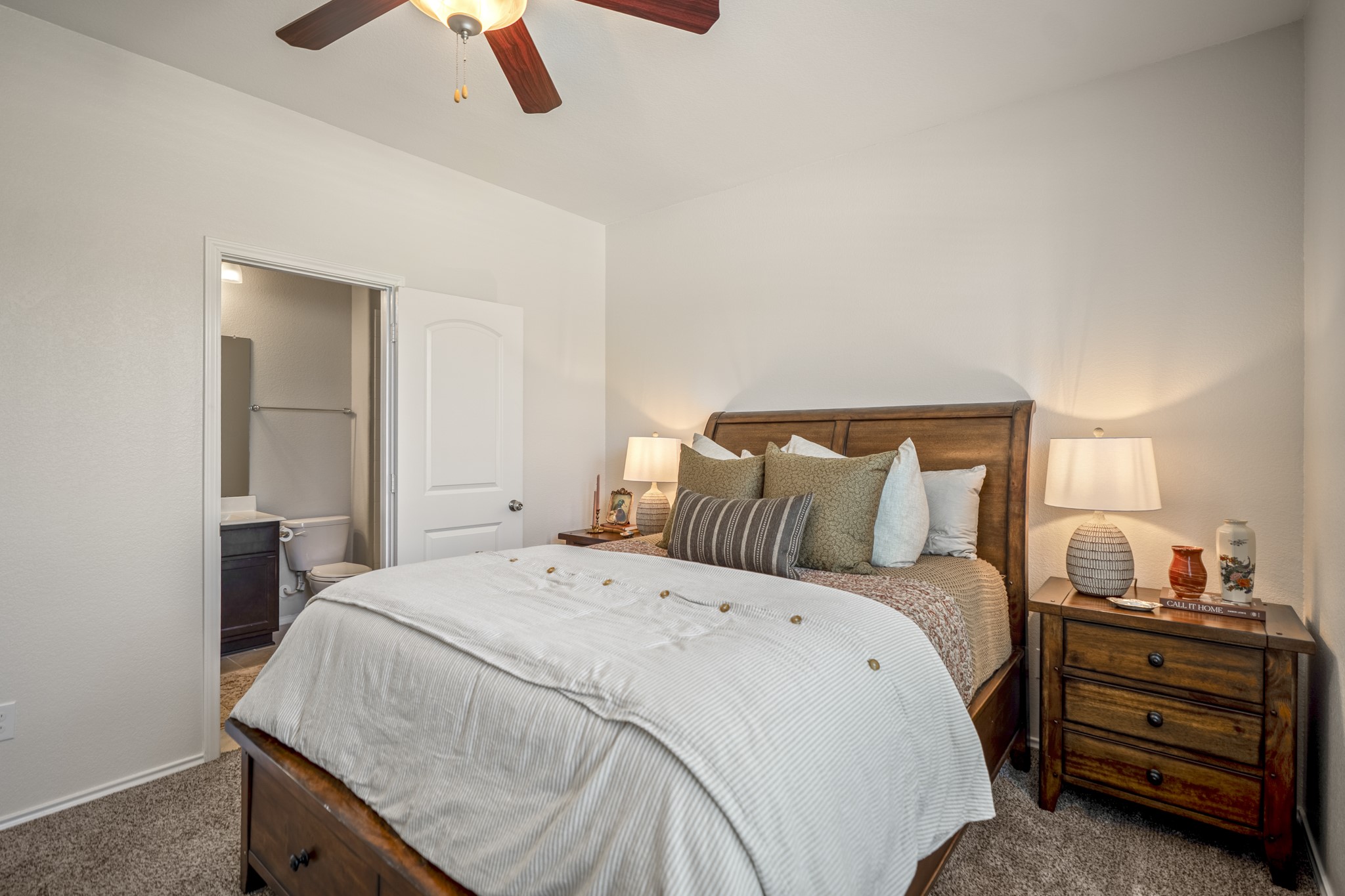 5522 Glenfield Spring Lane Spring, TX 77389 - Photo 22 of 46 Another view of the guest suite leading to its private ensuite.