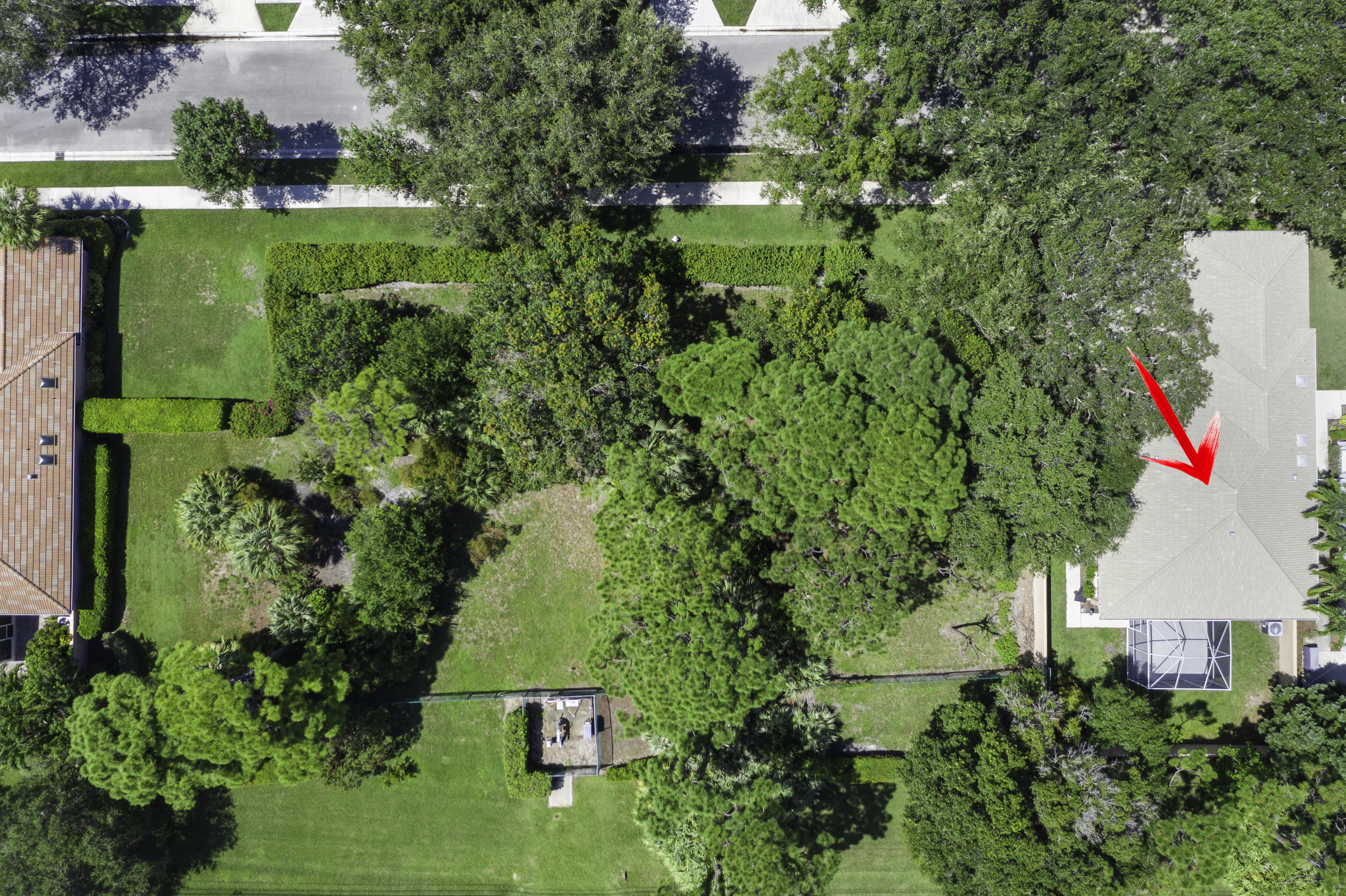 168 South Hampton Drive Jupiter, FL 33458 - Photo 17 of 21 an aerial view of a house with pool outdoor seating and yard