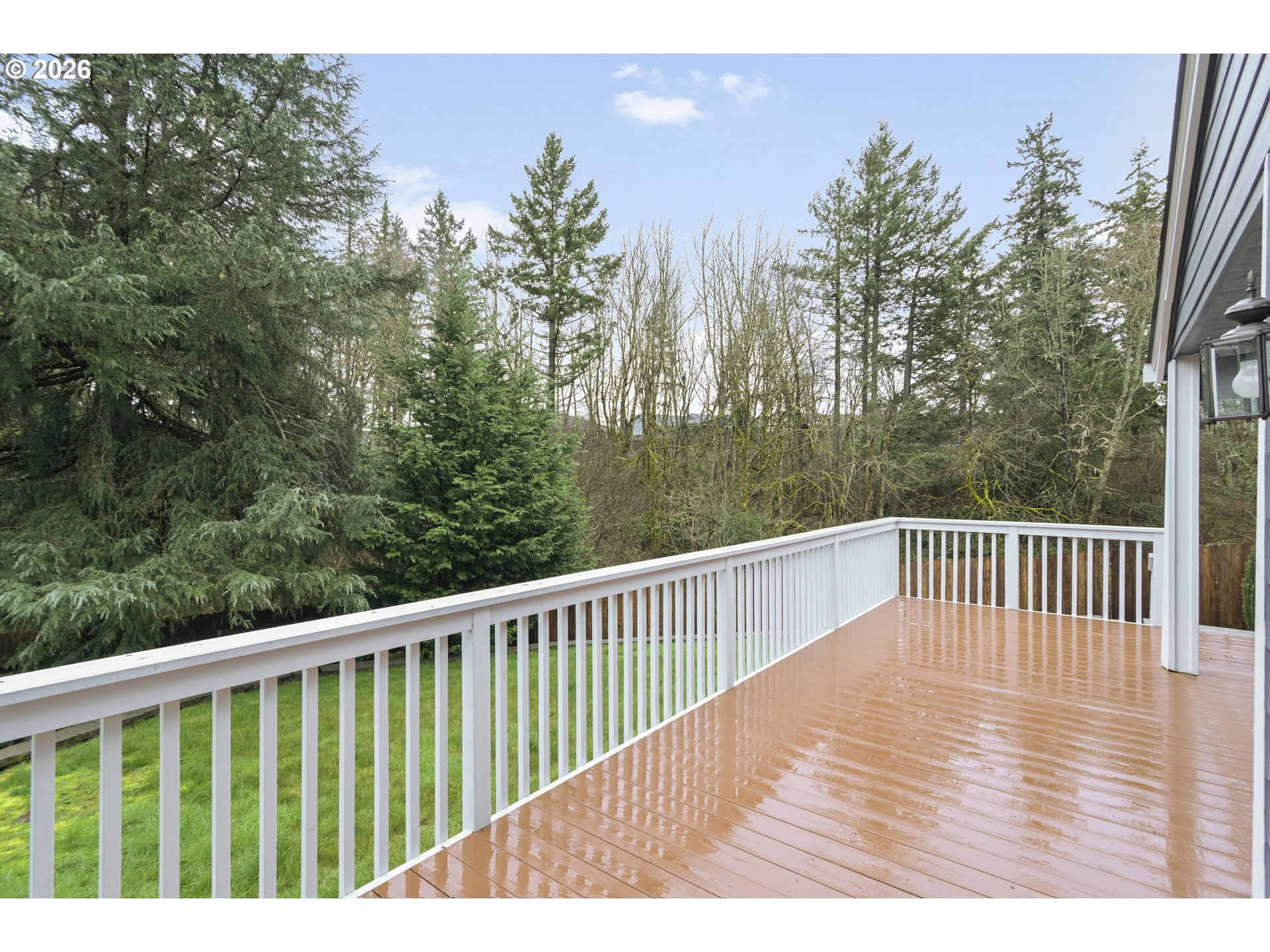 2415 Northwest Norwood Place Camas, WA 98607 - Photo 33 of 36 a view of balcony with wooden floor and fence