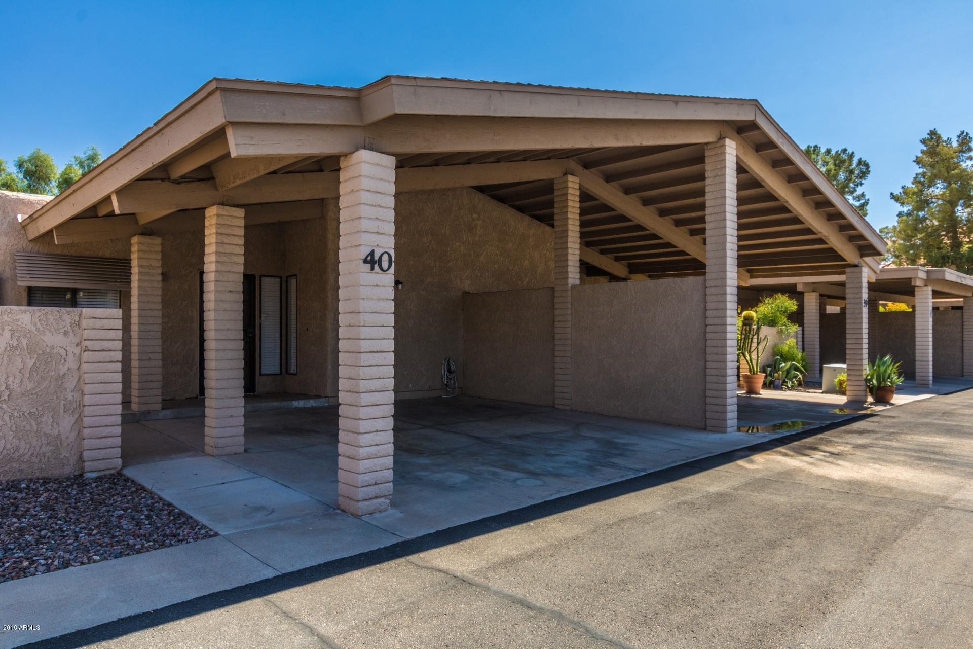 1217 North Miller Road, Unit 40 Scottsdale, AZ 85257 - Photo 2 of 20 Carport 2