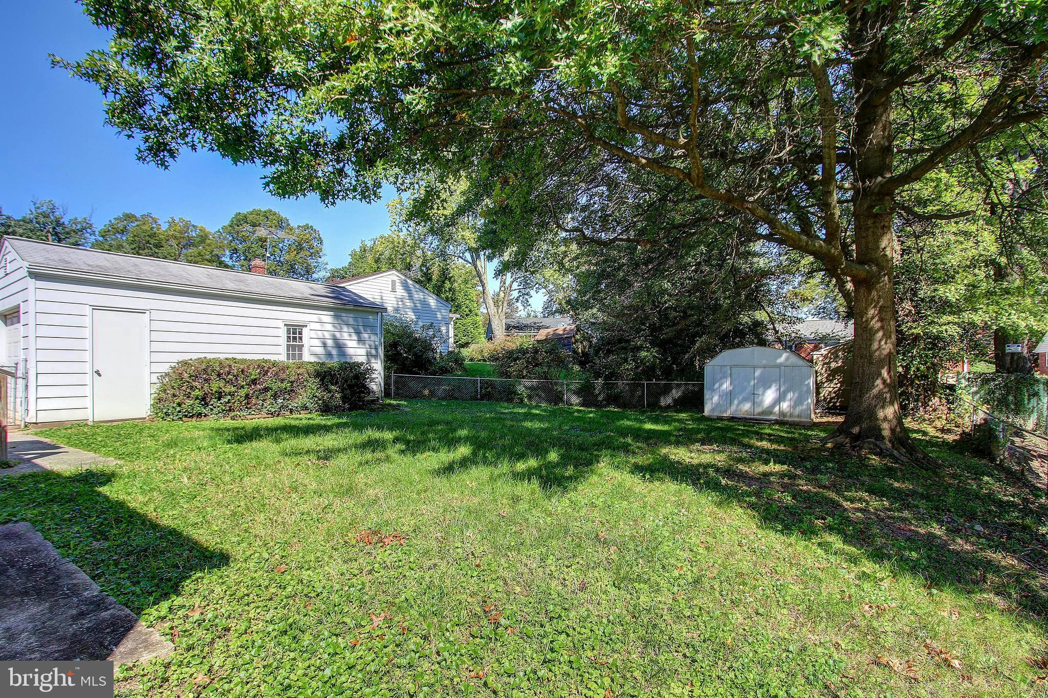 4713 Olden Road Rockville, MD 20852 - Photo 23 of 24 Huge Fully Fenced Back Yard, Garage & Storage Shed