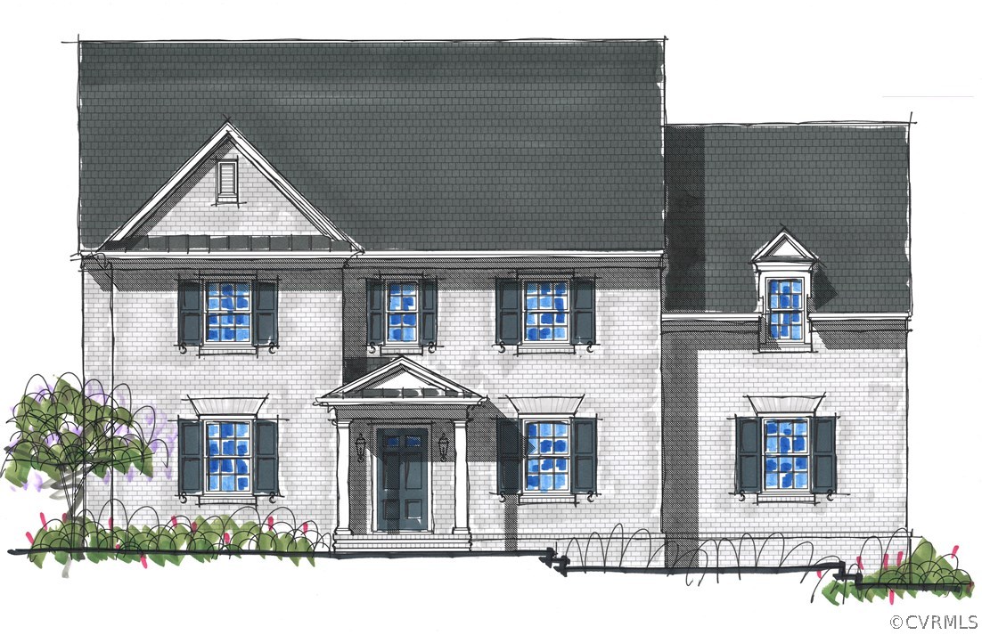 a front view of a house with yard