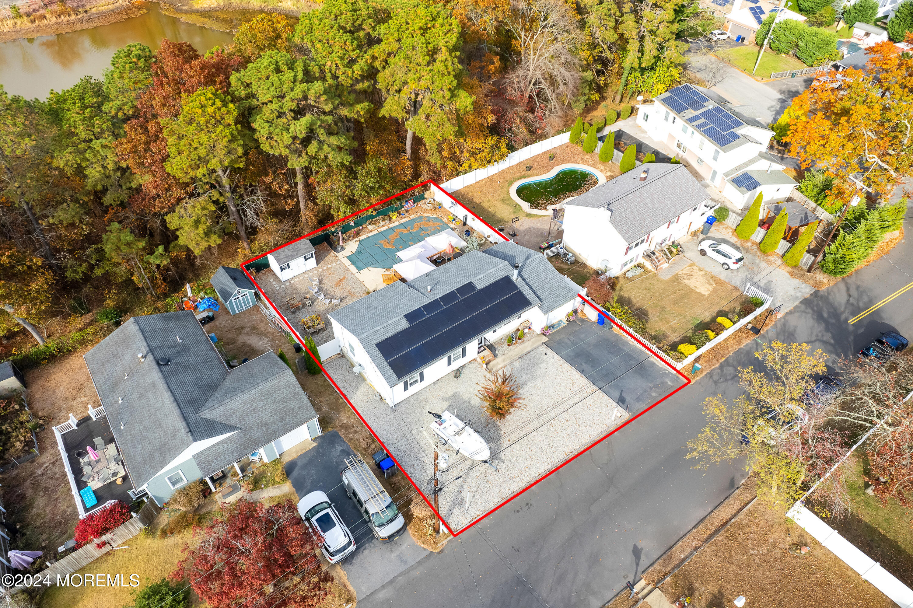 136 Smith Circle Point Pleasant, NJ 08742 - Photo 28 of 35 view of a house with a bed