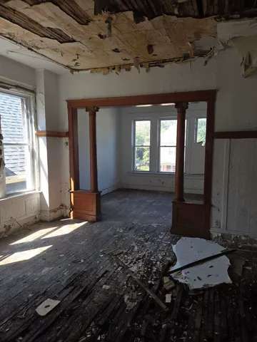 a view of water heater room