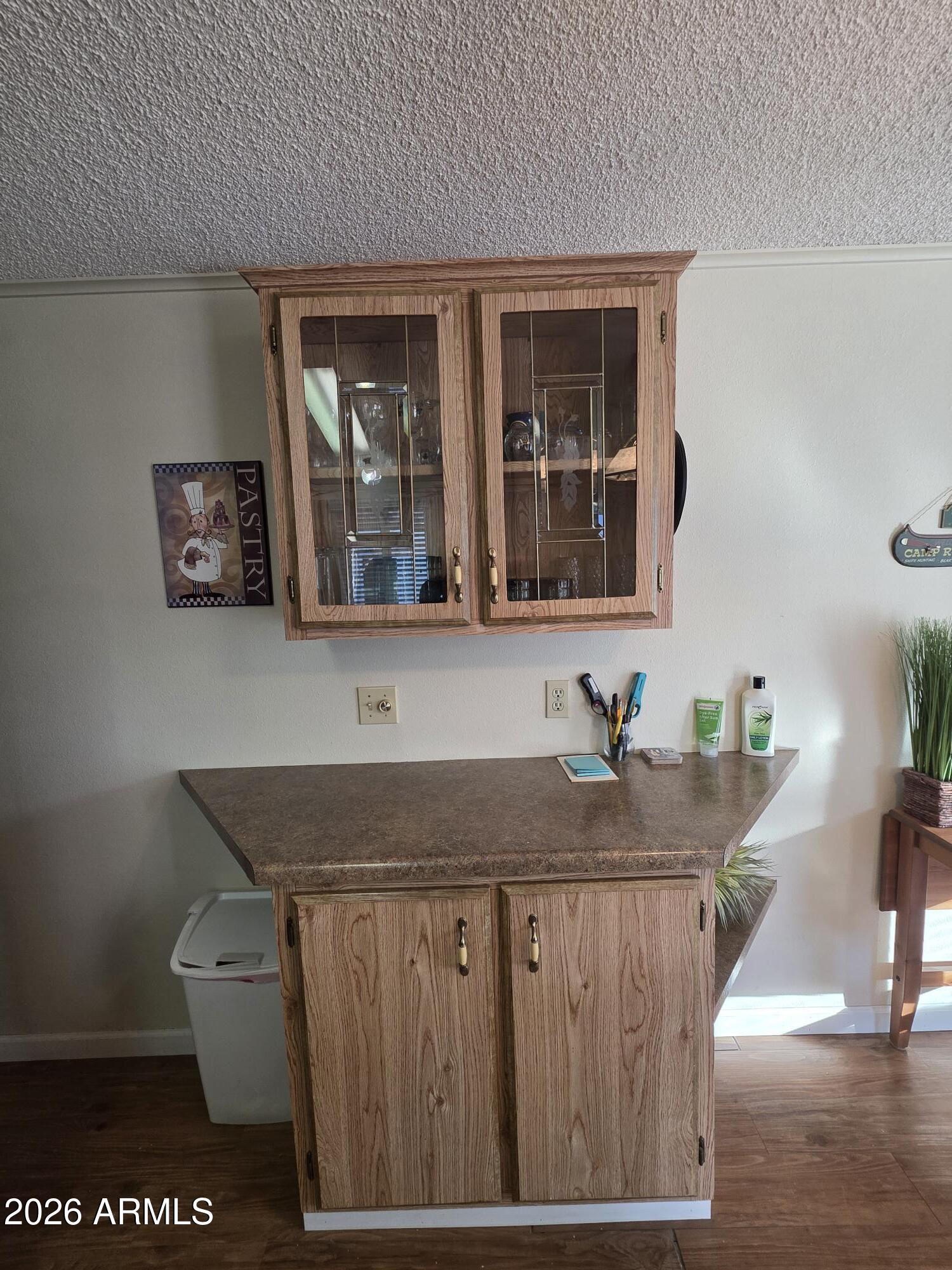 17200 West Bell Road, Unit 2169 Surprise, AZ 85374 - Photo 6 of 25 a bathroom with a granite countertop sink a toilet and mirror
