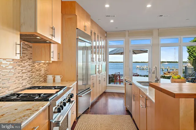 a bedroom with a bed and flat screen tv