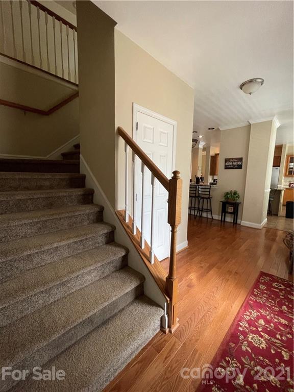 770 Padgett Road Union Mills, NC 28167 - Photo 23 of 48 a view of entryway and hall with wooden floor