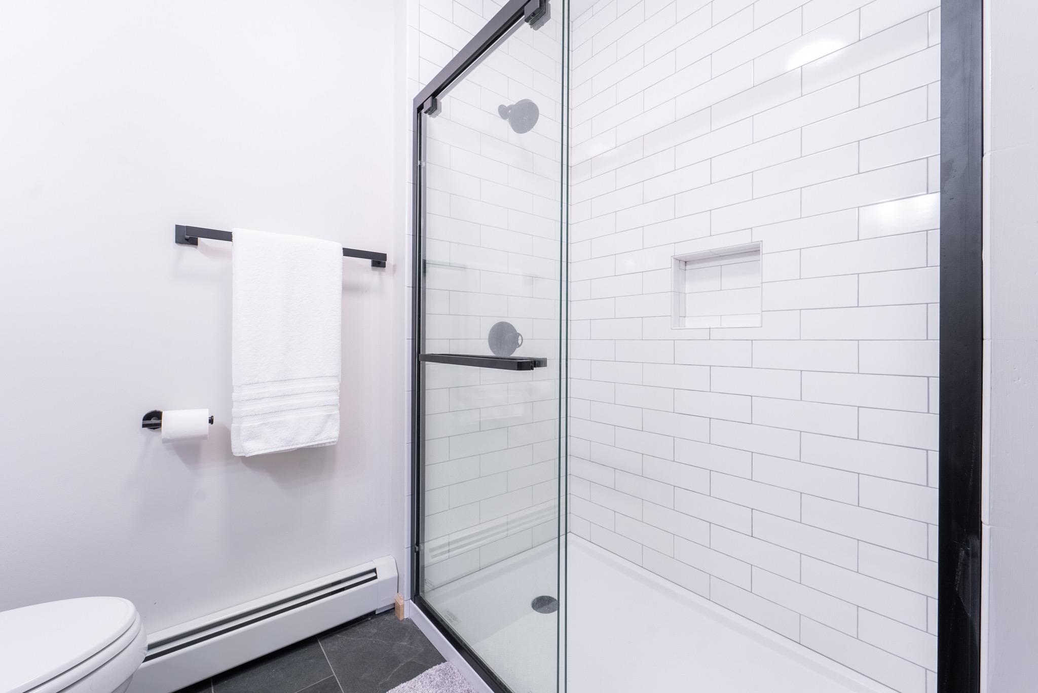 45 Campbell Mountain Road Downsville, NY 13755 - Photo 21 of 34 a bathroom with a shower