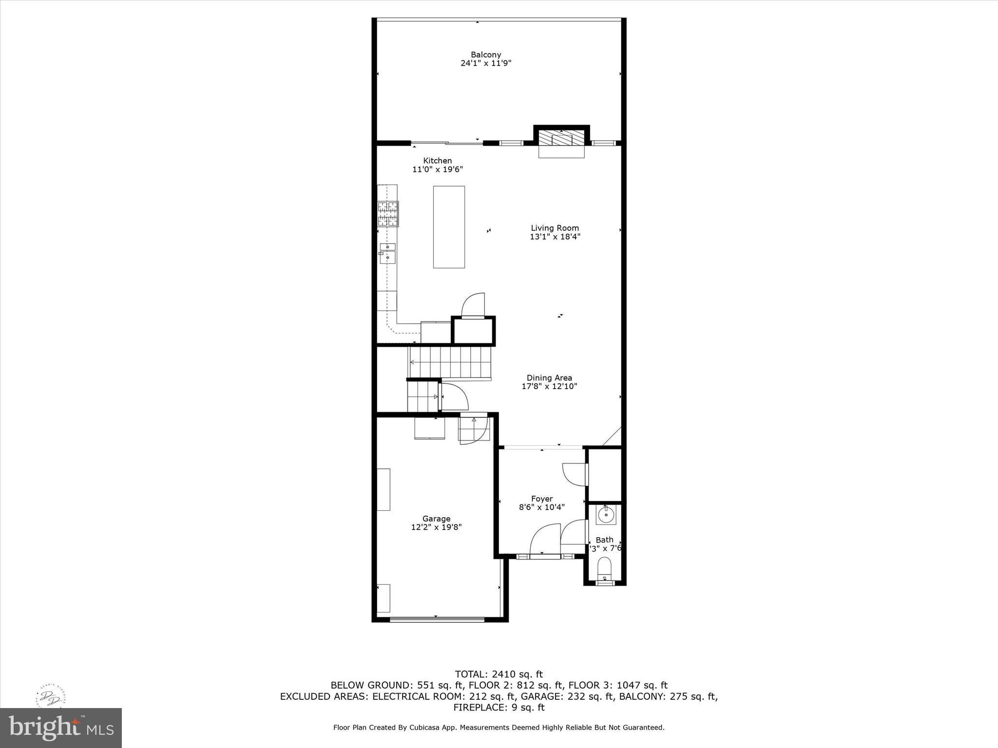 264 Deepdale Drive, Unit 31 Kennett Square, PA 19348 - Photo 32 of 34 a picture of a floor plan