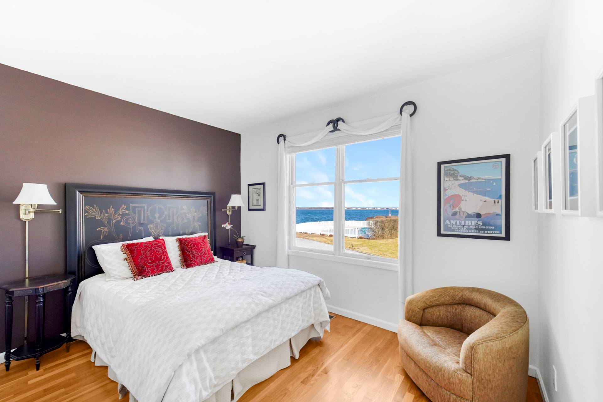 580 Dune Road, Unit 3 Westhampton Beach, NY 11978 - Photo 15 of 19 a bedroom with a bed and window