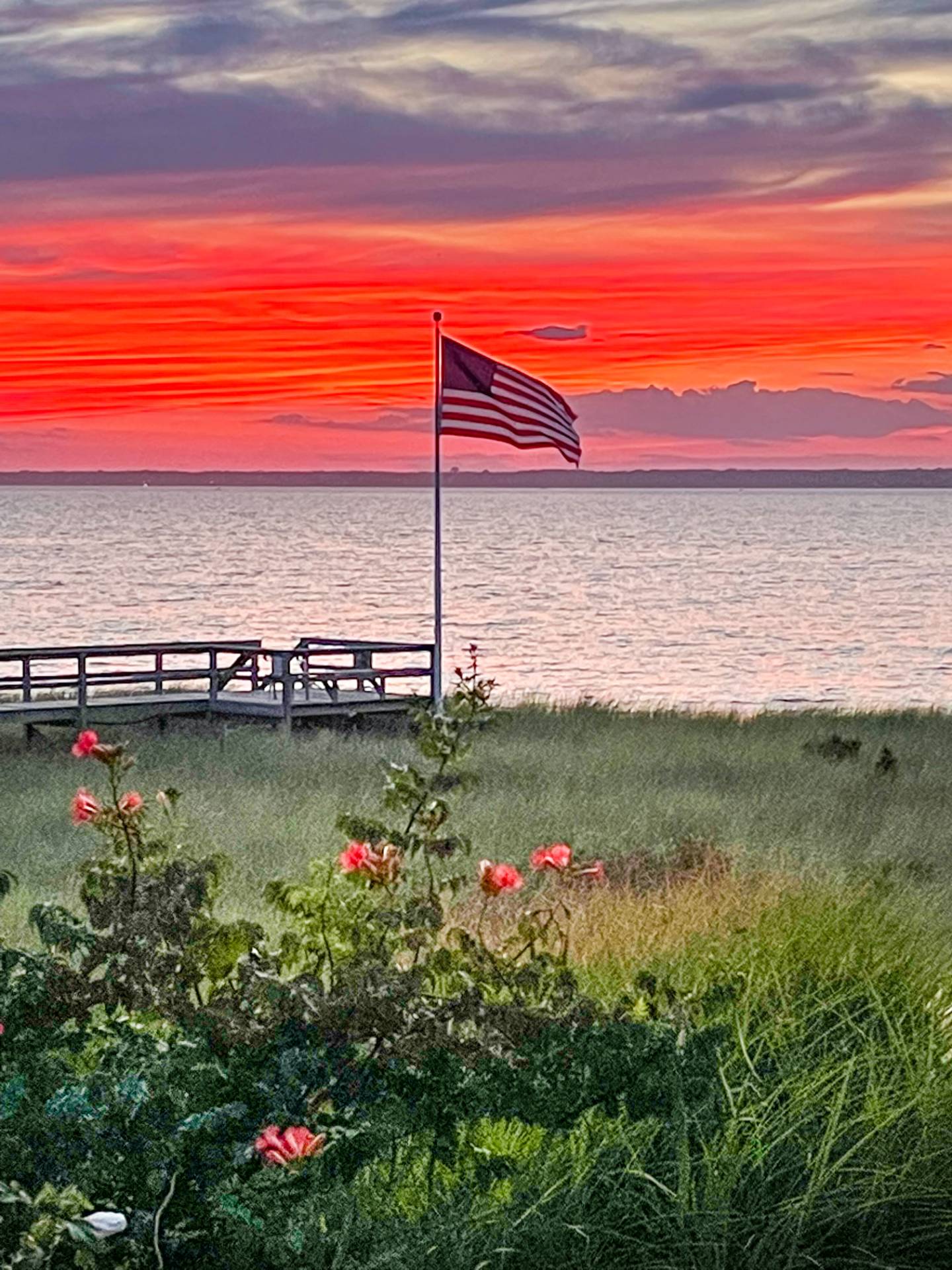 580 Dune Road, Unit 3 Westhampton Beach, NY 11978 - Photo 6 of 19 a view of a garden with a lake