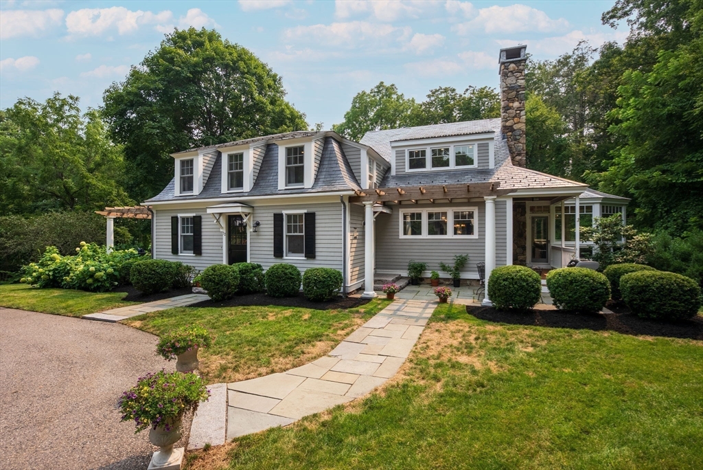32 Intervale Road Weston, MA 02493 - Photo 37 of 42 a front view of a house with a yard