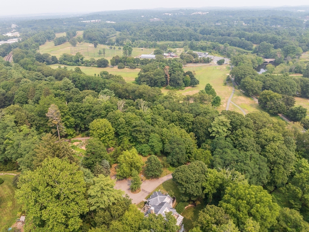32 Intervale Road Weston, MA 02493 - Photo 40 of 42 an aerial view of residential houses with outdoor space and trees