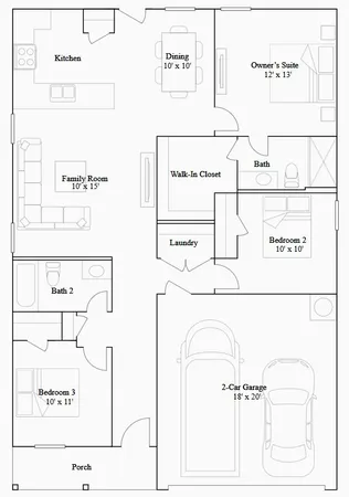 $224,040 | 5014 Wild Bergamot Court, Needville, TX 77461