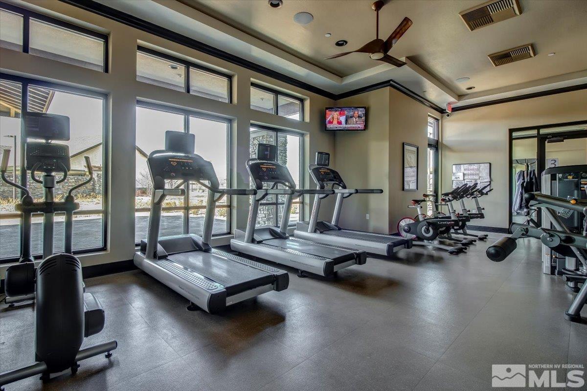 2300 Arpagos Lane Reno, NV 89521 - Photo 34 of 40 a view of a room with gym equipment