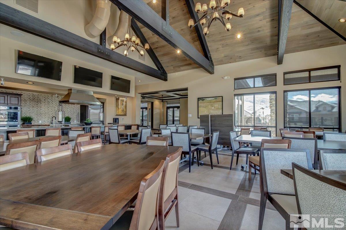 2300 Arpagos Lane Reno, NV 89521 - Photo 35 of 40 a view of a dining room with furniture window and outside view