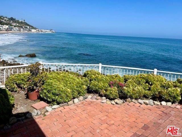 a view of an ocean beach