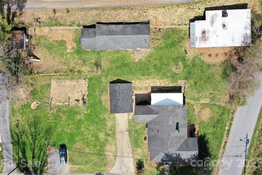 1 Sycamore Street Asheville, NC 28804 - Photo 46 of 46 an aerial view of residential house with outdoor space