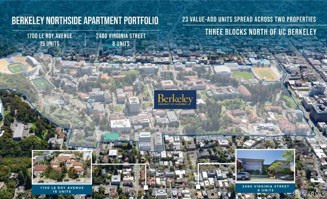 an aerial view of a city with lots of residential buildings