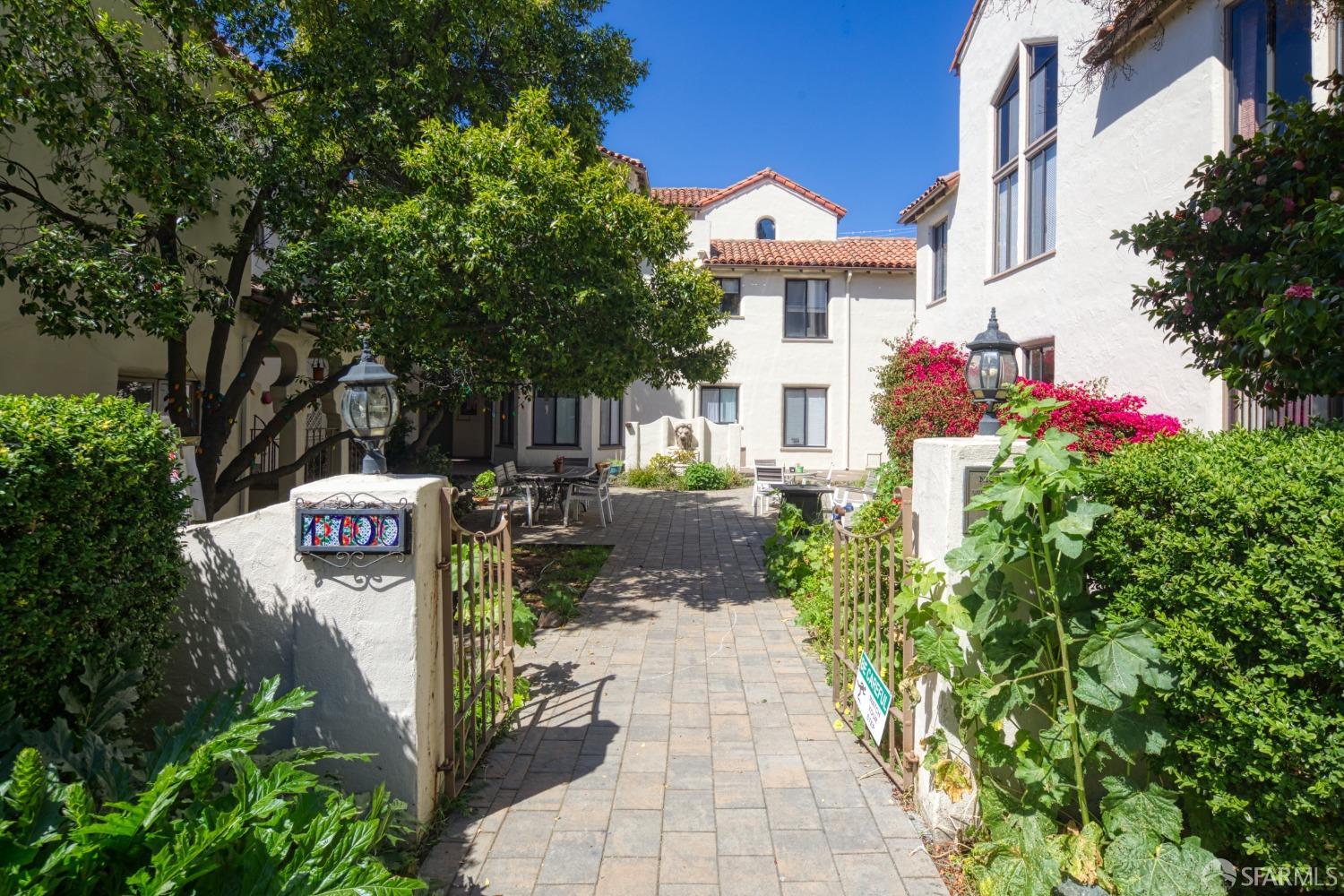 1700 Le Roy Avenue Berkeley, CA 94709 - Photo 5 of 20 a view of a patio with table and chairs and potted plants