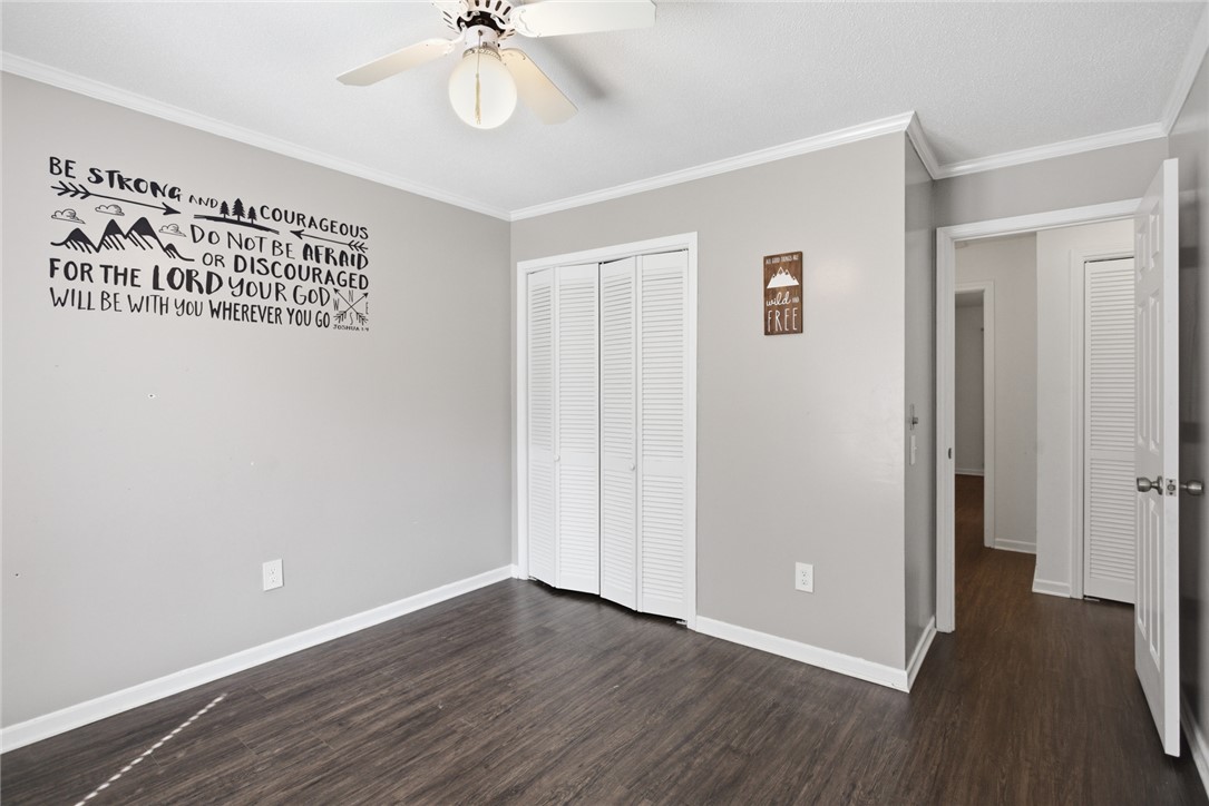 308 Wildwood Road Walhalla, SC 29691 - Photo 16 of 23 This cozy bedroom features durable flooring and bright white trim.