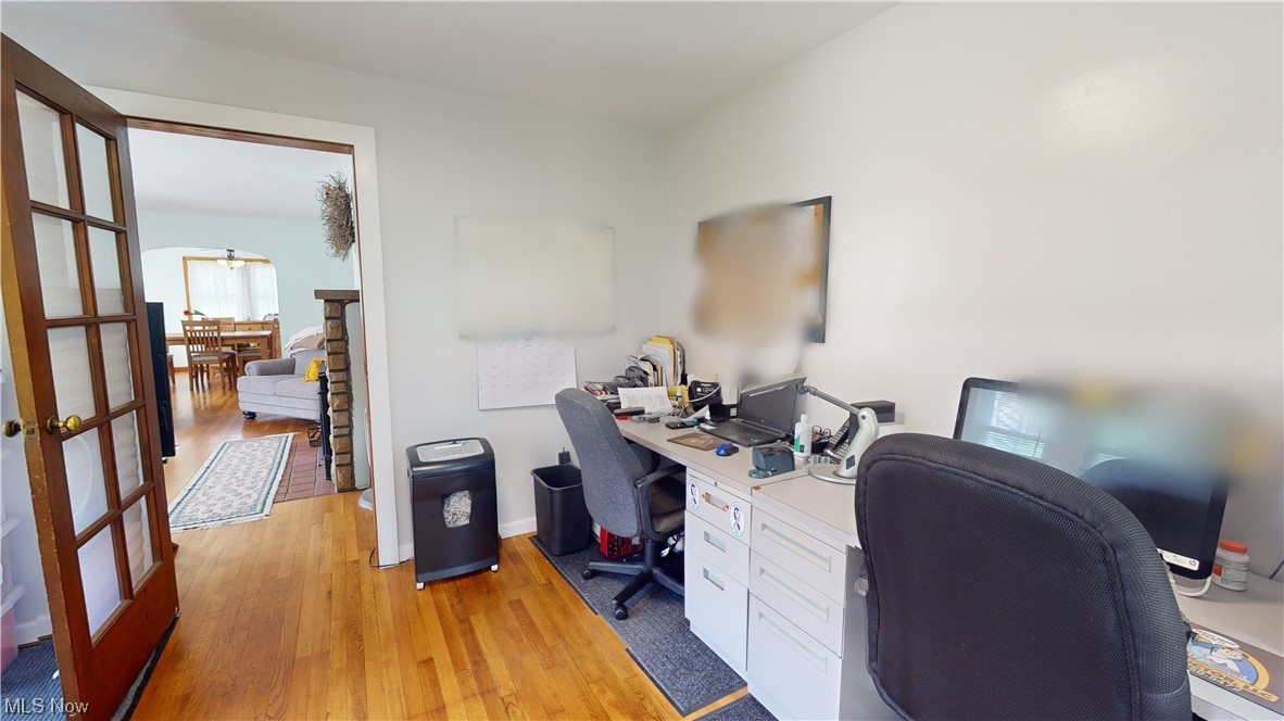 14810 Chardon-Windsor Road Chardon, OH 44024 - Photo 11 of 34 Hardwood floored office with french doors