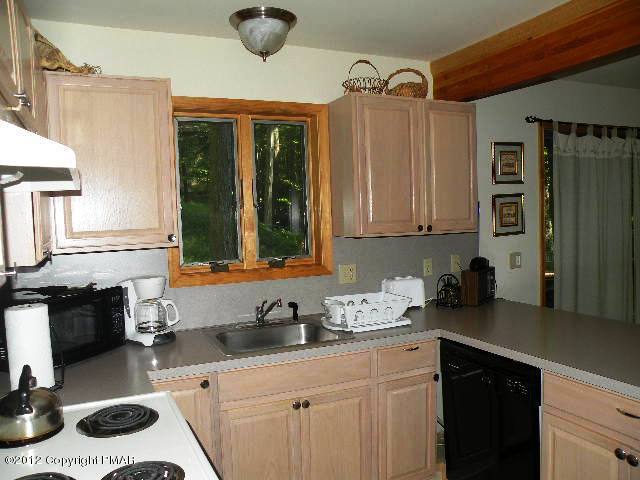 138 Elk Run Road Pocono Lake, PA 18347 - Photo 6 of 16 a kitchen with a sink cabinets and window