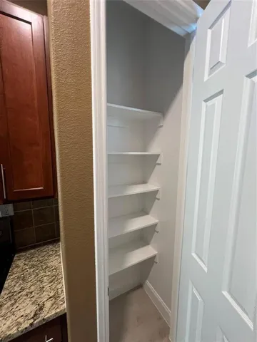 a view of walk in closet