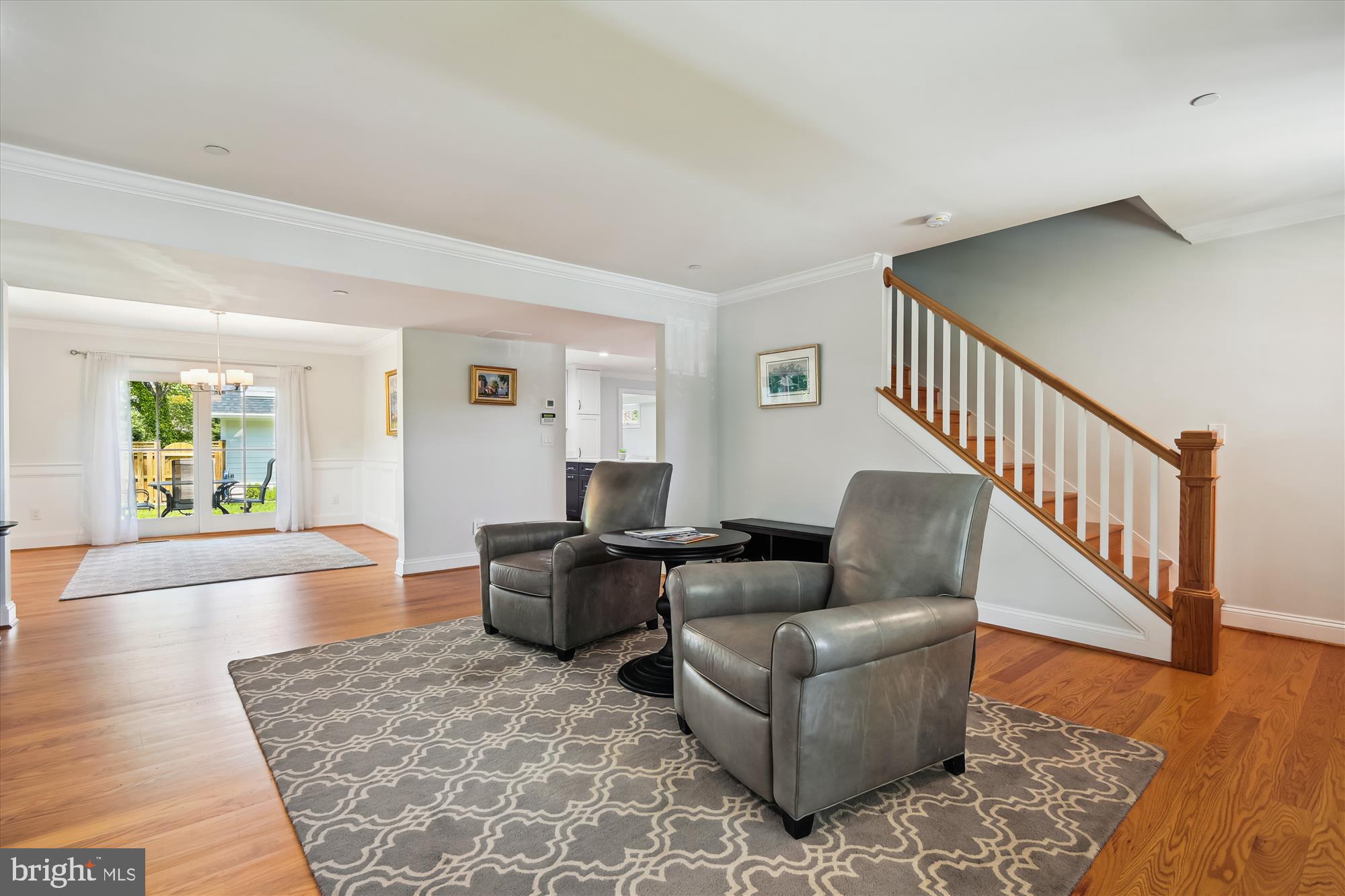 628 Bay Ridge Avenue Annapolis, MD 21403 - Photo 6 of 48 Living Room, Recessed Lights and Hardwood Floors