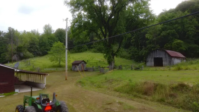 a view of a chairs and table in the garden