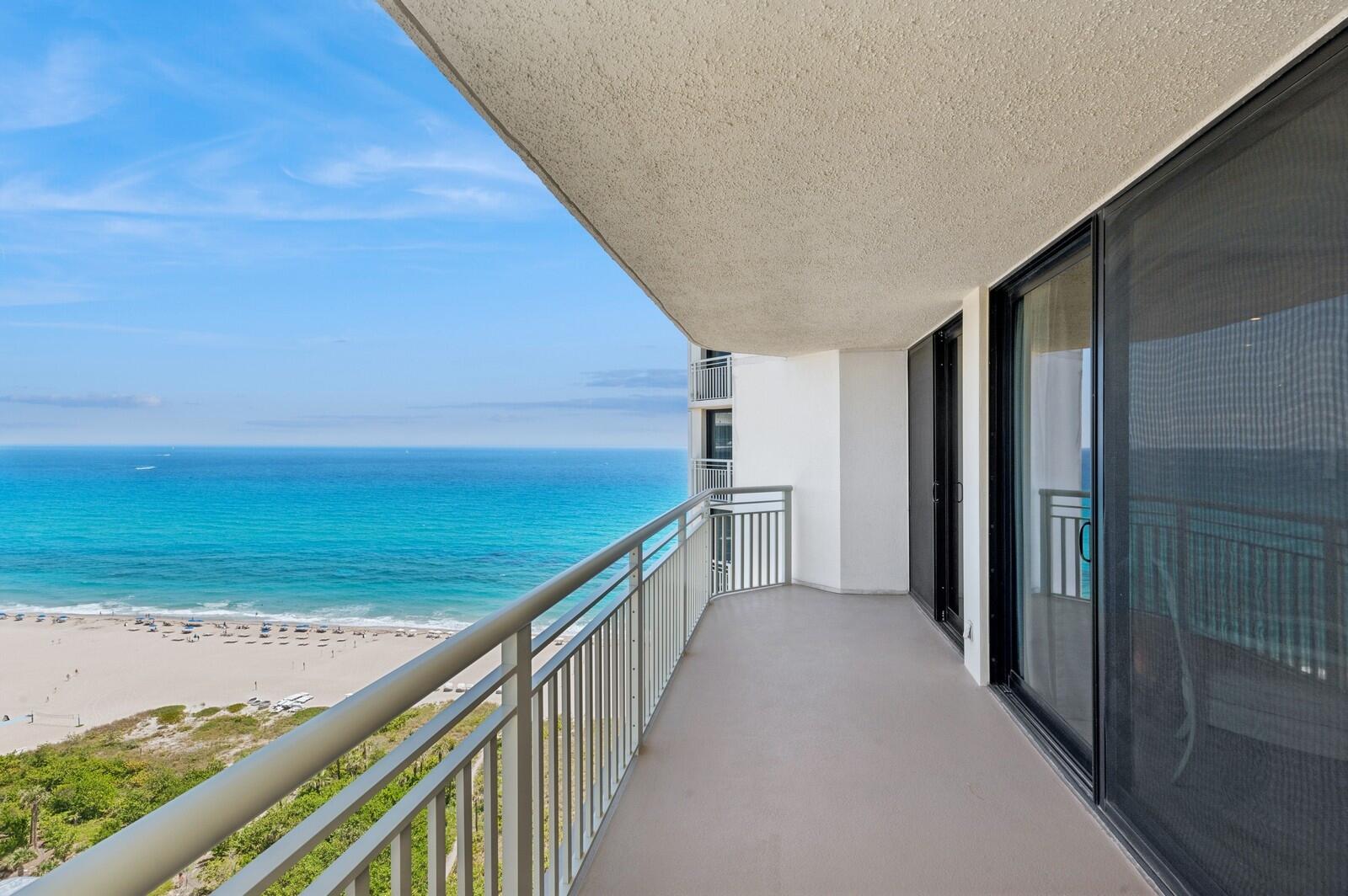 3000 North Ocean Drive, Unit 23A Singer Island, FL 33404 - Photo 26 of 60 Balcony View