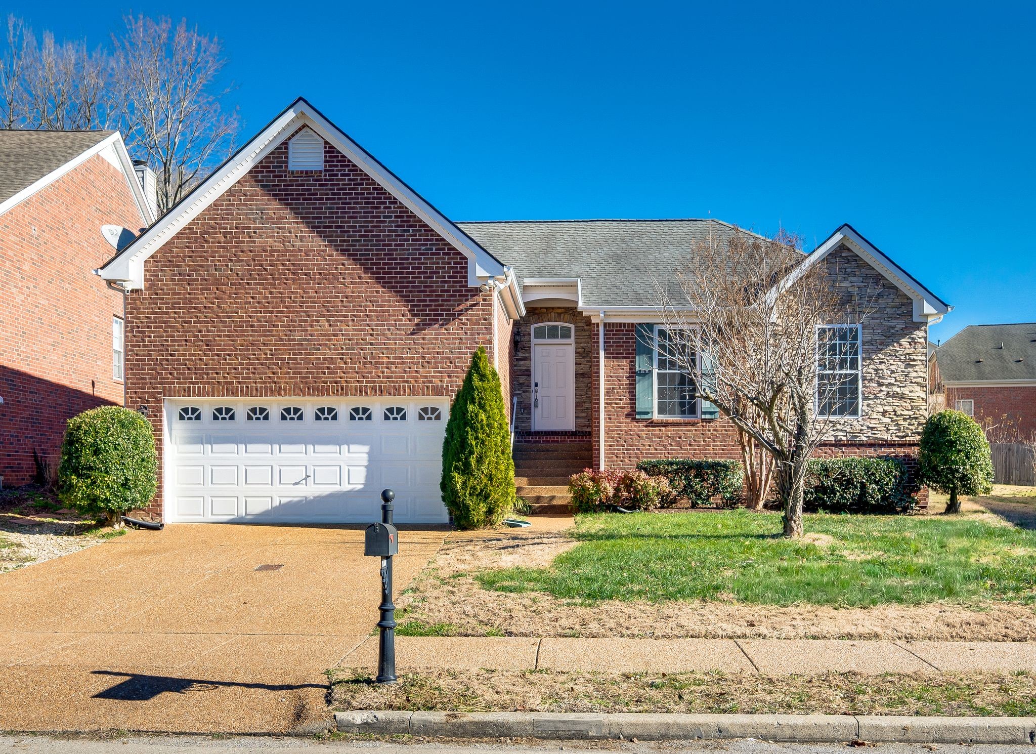 front view of house with a yard