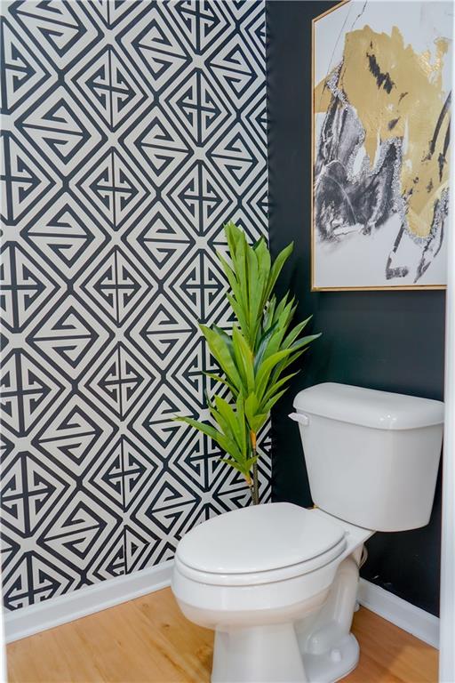 2115 Ravencliff Drive Austell, GA 30168 - Photo 17 of 21 a bathroom with a toilet and a shower