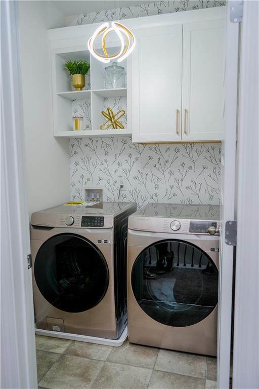 2115 Ravencliff Drive Austell, GA 30168 - Photo 20 of 21 a utility room with a washer and dryer