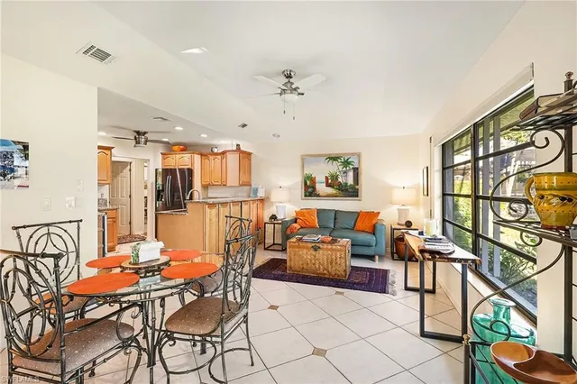 a outdoor living space with furniture